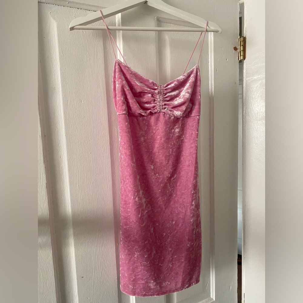 Velvety Pink Urban Outfitters Dress